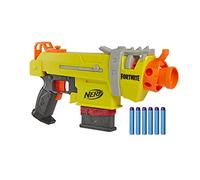 Hasbro Nerf Fortnite SMG-L Blaster motorisé - Contient 3 cibles - Avec chargeur à 6 fléchettes et 6 fléchettes Nerf Elite