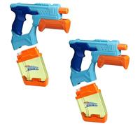 Nerf Dunk-Fill, Pack de 2 pistolets à eau, réservoirs à remplissage instantané facile, jouets d'eau, Super Soaker, dès 6 ans