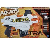 Hasbro Nerf Ultra Amp Blaster Motorisé À 6 Fléchettes Avec Clip