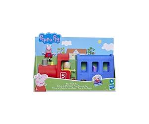 Hasbro Peppa Pig Peppa’s Adventures Miss Rabbit’s Train Detachable Preschool Toy: 2 Figures, Rolling Wheels, for Ages 3 and Up, Multicolor, F3630