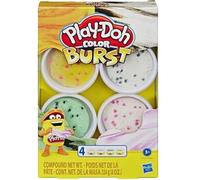 Hasbro - Play-Doh - Color Burst couleurs pastel avec 4 boîtes de 56 g