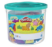 Seau Play-Doh Animaux avec 4 pots d'argile et 9 formes d'animaux G