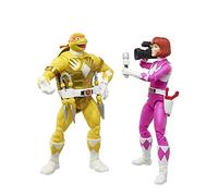 Hasbro Power Rangers X Teenage Mutant Ninja Turtle Lightning Collection Morphed Michelangelo Ranger Jaune Et April O'neil