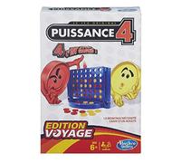 Hasbro Puissance 4 Edition Voyage : Jeu Portable pour 2 Joueurs, Jeu De Voyage Amusant, Ã€ Partir De 6 Ans
