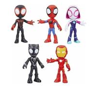 Hasbro Pack 5 figurines Spidey - Spidey et ses Amis Extraordinaires - Dès 3 ans - Multicolore