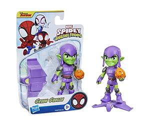 Hasbro Spidey et i Son Fantastique Amici - Green Goblin - Jouet de 15 cm avec 1 Accessoire pour Enfants à partir de 3 Ans