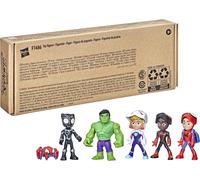 Hasbro Multipack de figurines Marvel Spidey and His Amazing Friends, masques rabattables, dès 3 ans