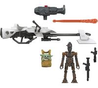 Mission Flotte Speeder Vélo & IG-11 & Enfant Grogu Neuf Star Wars Figurines Set
