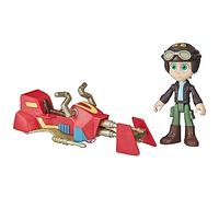 Star Wars Figurine Nash Durango et véhicule Speeder Bike à l'échelle 10 cm, Jouets préscolaires Star Wars pour Filles et garçons, dès 3 Ans