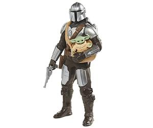 Hasbro Star Wars Galactic Action The Mandalorian & Grogu Figurines interactives électroniques à l'échelle 30 cm pour Enfants à partir de 4 Ans Multicolore