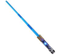 Sabre laser électronique Maître Jedi Sol, bleu personnalisable officiel sous licence Star Wars Lightsaber Forge Kyber Core, des 4 an