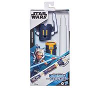 Star Wars Lightsaber Forge, Sabre laser d'Ahsoka Tano à lame blanche extensible, jouet de déguisement, dès 4 ans