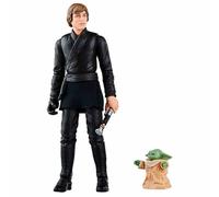 Hasbro Star Wars : The Book of Boba Fett Collection Vintage Figurines Luke Skywalker & Grogu 10 cm