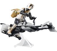 Hasbro Star Wars The Mandalorian Vintage Collection Speeder Bike Action Bike avec Scout Trooper et Grog