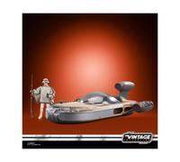 Hasbro – Véhicule et figurine Star Wars Ep. IV Vintage – Landspeeder & Luke Skywalker (Tatooine)