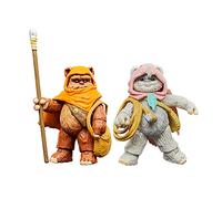 Hasbro Star Wars The Vintage Collection, Pack de 2 Figurines de Collection Wicket W. Warrick et Kneesaa de 9,5 cm, Star Wars : Ewoks