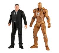 Hasbro The Infinity Saga Marvel Legends Action Figures 2-Pack 2021 Happy Hogan & Iron Man (Iron Man 3) 15 cm HASF0191