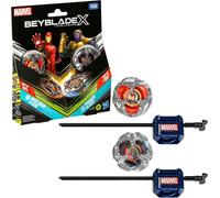Hasbro Toupies Beyblade X Marvel : Iron Man 4-80B vs Thanos 4-60B