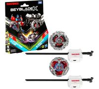 Hasbro Toupies Transformers Beyblade X Optimus Prime 4-60P vs Megatron 4-80B