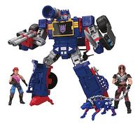 Hasbro Transformers Collaborative G.I. Joe x Transformers, Figurines Soundwave Dreadnok Thunder Machine, Zartan et Zarana