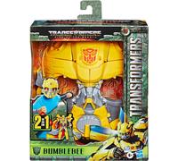 Transformers: Rise of The Beasts, Masque Convertible Bumblebee 2 en 1 avec Mode Figurine de 22,5 cm, à partir de 6 Ans