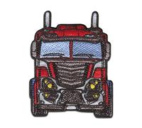 Hasbro © Transformers Optimus Prime voiture - Ecusson thermocollant patches appliques, Taille: 5,5 x 6,9 cm