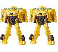Hasbro Transformers: Rise of The Beasts, Figurine Flex Changers Bumblebee de 15 cm, à partir de 6 Ans (Lot de 2)