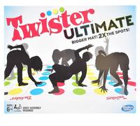 Twister Ultimate : Tapis Plus Grand, Plus de Taches colorées, Jeu de fête pour Enfants à partir de 6 Ans ; Compatible avec Alexa (Amazon Exclusif)