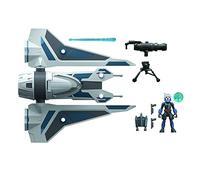 Hasbro Wars Mission Fleet Stellar Class BO-Katan Gauntlet Chasseur d'étoiles Attack de Chasseur d'étoiles 6 cm Figurine et véhicule pour Enfants à partir de 4 Ans