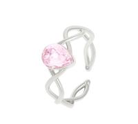 Hasdnker Bagues Bague Bijoux Femme Hommes Bague en Cristal Rose Princesse, Bague du Lac des Cygnes pour Femme Et Fille, Accessoires De Bijoux De Fête De Mariage À La Mode, Bagues Mignonnes Et Douces