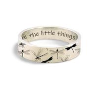 Hasdnker Bagues Bague Bijoux Femme Hommes Bagues Vintage en Forme De Libellule, De Champignon Ou De Papillon pour Femme, Style Bo