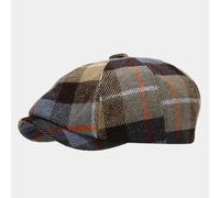 Hasdnker Casquettes Bonnets Chapeaux Bonnet Tricoté Bonnet Chapeau Femmes Automne Hiver Octogonal Casquettes Mode Plaid Motif Béret Homme Britannique Rétro Peintre Chapeau Étudiants Gavroche Casquett
