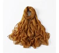 Hasdnker Foulard Echarpe Écharpe Châle Écharpe en Coton Et Lin pour Femmes, Filles, Étudiantes, Automne, Classique, Couleur Unie, Rétro, Doux, Viscose, Châles Enveloppants pour Femmes, Moutarde