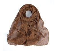 Hasdnker Foulard Echarpe Écharpe Châle Foulard À Paillettes Hijabs Scintillants pour Femme Hijab À Paillettes Châle Brillant Foulards pour Femmes Musulmanes Écharpe De Mariage De Luxe Vs442-07