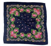 Hasdnker Foulard Echarpe Écharpe Châle Foulard Carré Russe De Luxe À Imprimé Floral, 70 X 70 Cm, Bandana, Foulard, Châle Ethnique, Foulard ...