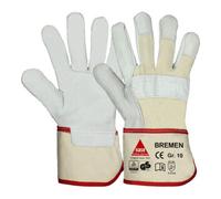 Hase BREMEN Gants de travail en cuir fleur de bovin TÜV GS Réf. 6 Hase Quantité:12