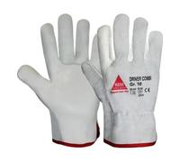 Hase Hase Driver Combi Gants de montage en cuir nappa/cuir fendu de vache Taille 9 Quantité:12