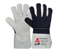 Hase Hase Wolfsburg Gant de travail en cuir de bovin fendu Taille 12 Quantité:6