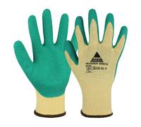 Hase NEOGRIP GREEN Gants de montage en coton/polyester/latex Réf. 8 Hase Quantité:10