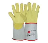 Hase OSLO SUPER Gants de soudage en cuir fleur de bovin TÜV GS Réf. 10 Hase Quantité:6