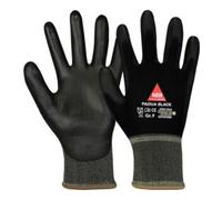 Hase PADUA BLACK Gants de montage en nylon/PU OEKO-TEX® Réf. 10 Hase Quantité:10