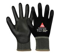 Hase PADUA BLACK Gants de montage en nylon/PU OEKO-TEX® Réf. 11 Hase Quantité:10