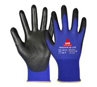 Hase PADUA BLUE LITE Gants de montage en nylon/PU OEKO-TEX® Réf. 7 Hase Quantité:12