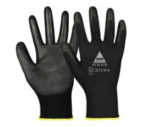 Hase PU BLACK Gants de montage en polyester/PU Réf. 10 Hase Quantité:10