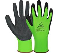 HASE SUPERFLEX Gant de montage green polyester/latex CE CAT II, EN 420, EN 388