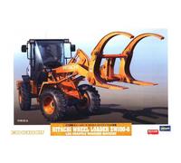 Hasegawa 066105 1/35 Hitachi Chargeur de Roue ZW100-6 avec Pince de préhension et kit de modélisme en Plastique