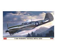 Hasegawa 07516 P-40N Warhawk 'Natural Metal Aces'