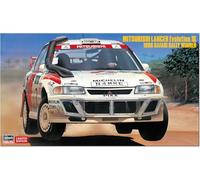 Hasegawa - 1/24 Mitsubishi Lancer EVO III, 1996 Safari Rally - Maquette en plastique - Echelle 1:24