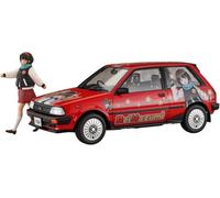 ハセガワ Hasegawa - 1/24 Toyota Starlet EP71 3 Portes avec Figurine - Maquette en Plastique - Echelle 1:24