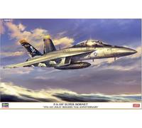 Hasegawa - 1/48 F/A-18F Super Hornet Vfa-103 Jolly Rogers 75T - Maquette en plastique - Echelle 1/48